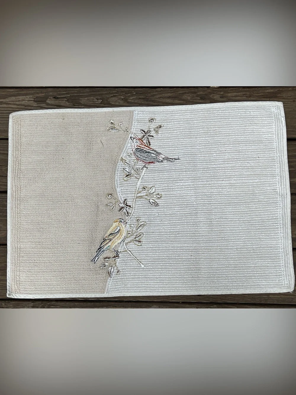 Avanti Wildbird Shower Curtain & Matching Rug